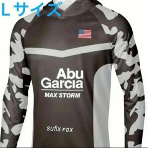 フィッシングウェア スポーツウェア フード付き 速乾 通気性 快適 UVカット ラッシュガード 日本サイズL 釣りサイクリング