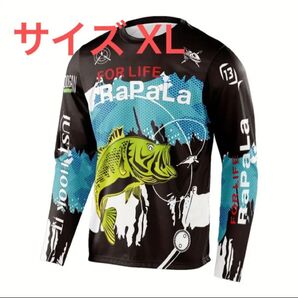 フィッシングウェア スポーツウェア 速乾 通気性 UVカット ラッシュガード USサイズM 日本サイズXL (LL)大きいサイズ