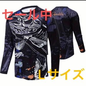 フィッシングウェア サイクリングウェア スポーツウェア 速乾 通気性 快適 釣りUVカット ラッシュガード 日本サイズ