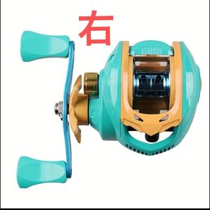 ベイトリール 爆発防止ラインウォータードロップ長距離釣りリール、ミクロ釣りラインリール 釣りラインリール 淡水海水 右ハンドル