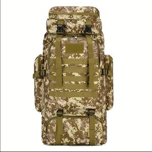 74.95L ハイキングバックパック - 高品質&大容量 耐久性ポリエステル製 キャンプ・旅行・アウトドアアドベンチャー用 防災