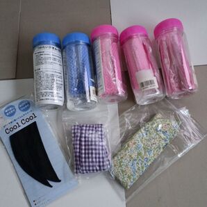 クールタオル 8本 未使用品 水だけでひんやり PAQUET 他