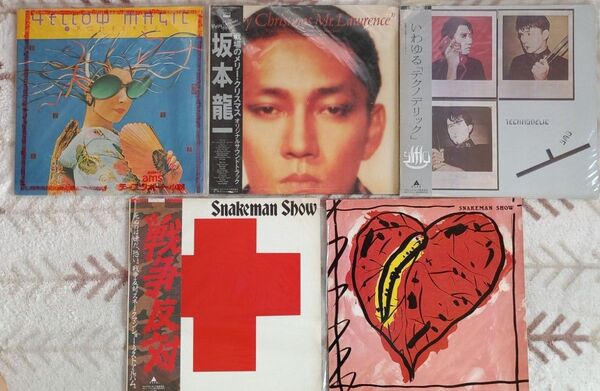 YMO 坂本龍一 SNAKEMAN SHOW レコードLP戦場のメリークリスマス
