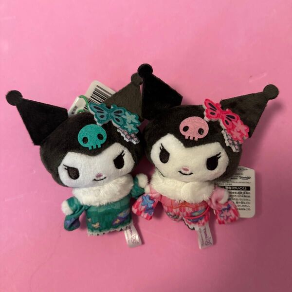 日本限定 和クロミキーホルダーぬいぐるみ 激レアセット クロミ サンリオ