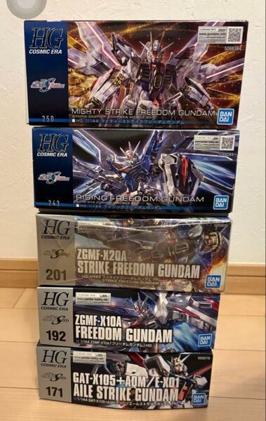 5点セット ガンプラ HG ガンダムSEED まとめ売り
