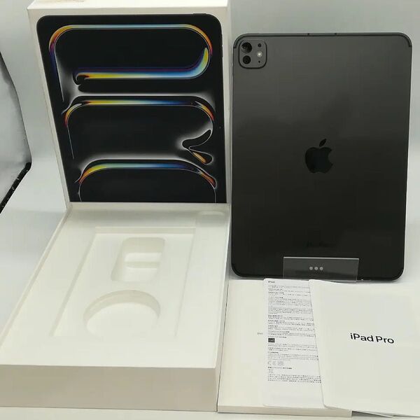 Apple au 【SIMフリー】 11インチ iPad ProM4 256GB スペースブラック MVW13J/A セルラー