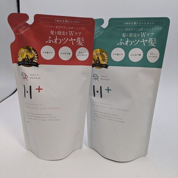 DRH+ エイジング スカルプケア 詰め替え シトラスフローラルの香りシャンプー &トリートメント 各350ml