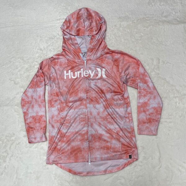HURLEY ラッシュガード ジップアップ パーカー 長袖 ハーレー M