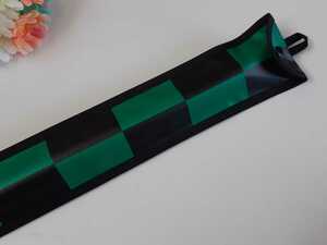  loop attaching! recorder case * city pine pattern green × black peace pattern for boy 