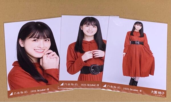大園桃子 ウエストベルト 生写真 コンプ 乃木坂46