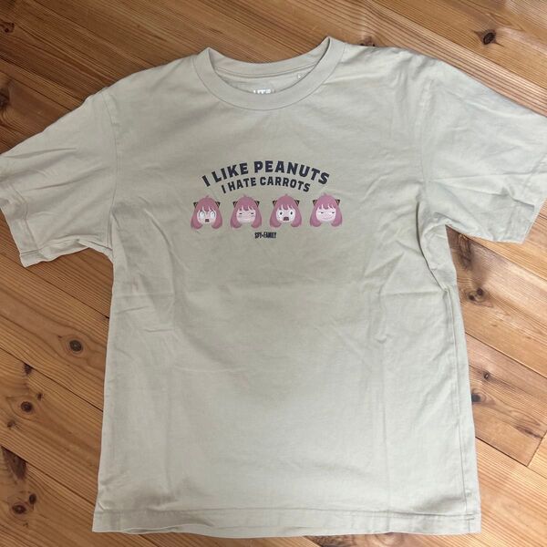 ユニクロ SPY×FAMILY アーニャTシャツ レディースM ベージュ