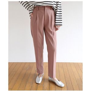 アンドミー テーパードパンツ ダスティピンク Mサイズ