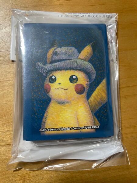 【新品未使用】海外限定 ポケカ ゴッホピカチュウ スリーブ ポケモンカード シールド 65枚入