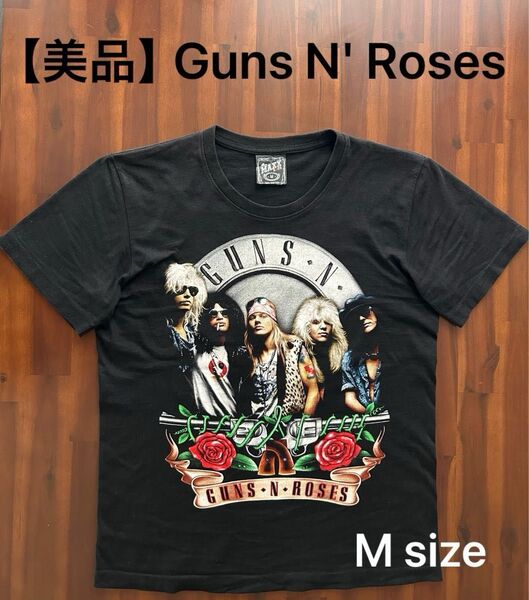 【美品】Guns N' Roses バンドTシャツ ブラック M size