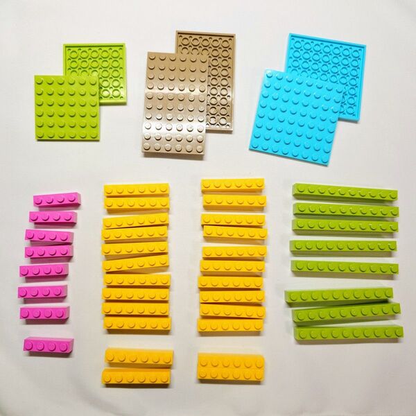 レゴ LEGO レゴバラパーツ プレート6枚 パーツ40個