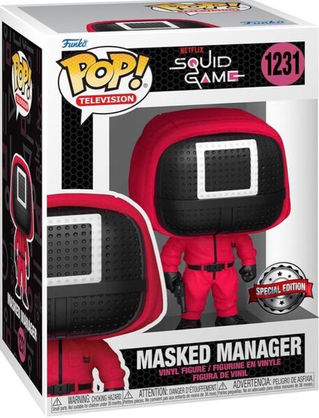 FUNKO POP SQUID GAME MASK イカゲーム敵キャラフィギュア ファンコポップ
