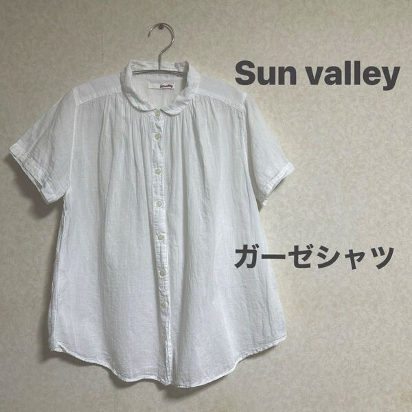 Sun valley サンバレー ガーゼ シャツ 綿100% 半袖