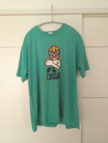 Tシャツ 半袖 サイズ(L) FIGHTING Laundry(ランドリー) マスクマン 古着 プロレス