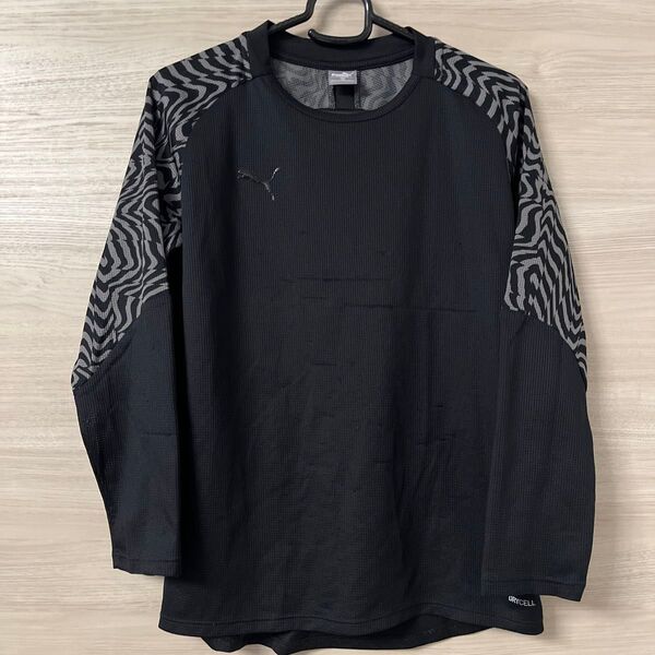 PUMA DRYCELL 長袖シャツ ブラック 150
