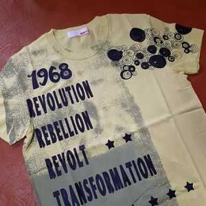 ポール スミス PAUL SMITH TOKYO DESIGNERS BLOCK TDB 2004 限定 Tシャツ イエロー 未着用品 東京デザイナーズブロック 1968 REVOLUTION 