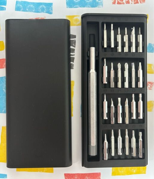 25 in 1 精密ドライバー 精密ドライバーセット プラス マイナス トルクス六角 Y型 星型 三角 U型 クロムバナジウム鋼