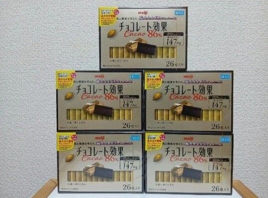【5箱セット/②】meiji チョコレート効果86% 高カカオポリフェノール 低GI