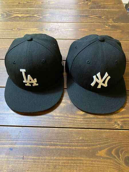 キッズ セット ニューエラ 59FIFTY キャップ NEW ERA YOUTH 9fifty LA NY ベースボールキャップ