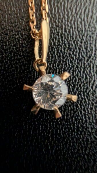 超美品ダイヤK18ネックレス アクセサリー 貴金属