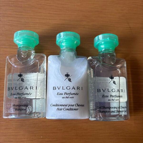 BVLGARI ブルガリ シャンプー ボディウォッシュ コンディショナー トラベルセット