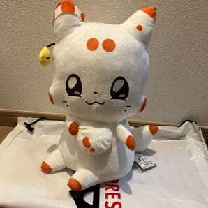 二尾の子狐 てnこ ぬいぐるみ めちゃもふぐっと ハグするてnこ