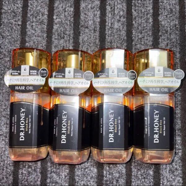 4本セット DR.HONEY ブラックビー モイスト リペア ヘアオイル 100mL