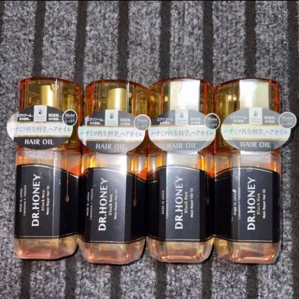 4本セット DR.HONEY ブラックビー モイスト リペア ヘアオイル 100mL