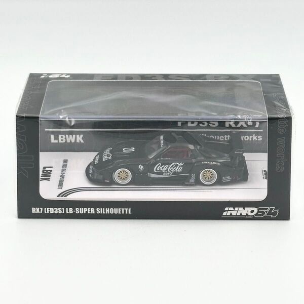 新品 イノモデル 1/64 Mazda RX7 (FD3S) LB-WORKS ブラック【IN64-LBWK-RX7-01】