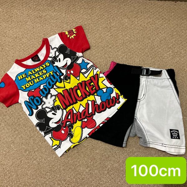 BABY DOLL 男の子 Tシャツ・短パン 2枚セット 100cm