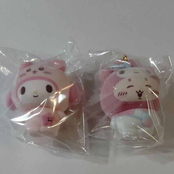 ちいかわ サンリオ マスコットチャーム マイメロディ 古本屋 マイメロ カニちゃん