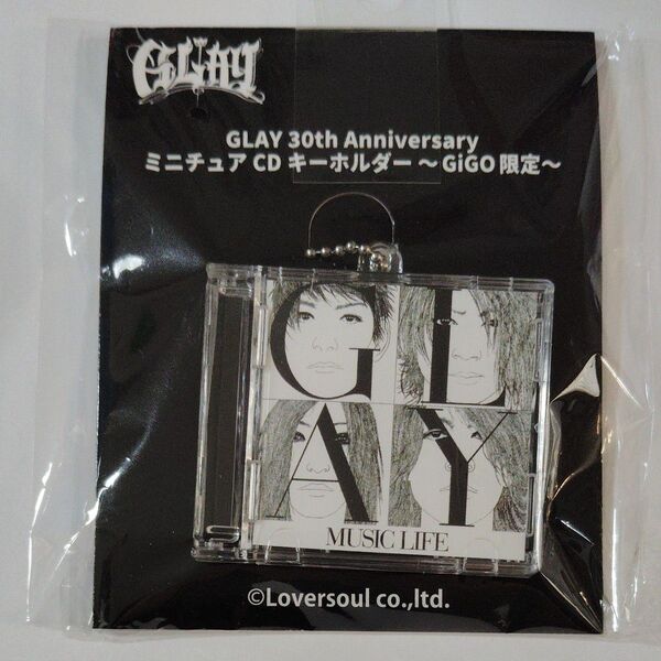 GLAY 30th anniversary ミニチュアCD キーホルダー GIGO限定 musicLIFE