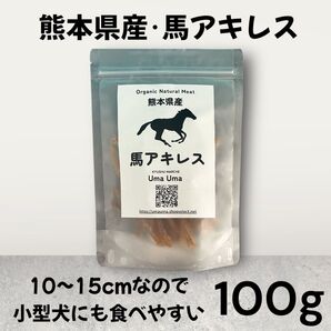 国産 熊本県産馬使用 馬アキレス 犬のおやつ 【10〜15cmほどでカットしております】