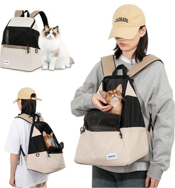 リュック 猫 犬 ペット キャリーバッグ フロント お出かけ