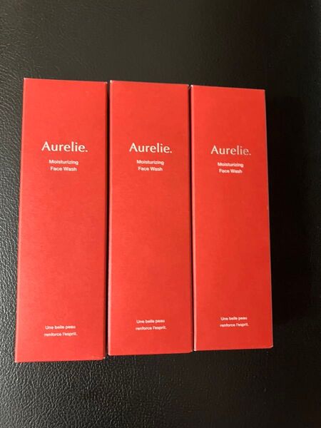 Aurelie オレリー モイストフェイス ウォッシュ 洗顔料 3本セット
