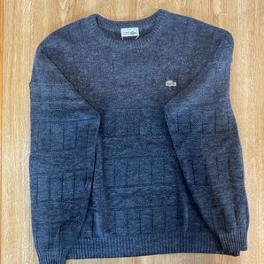 CHEMISE LACOSTE ニット セーター グレー ウール
