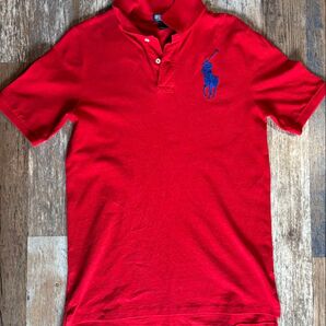 ポロラルフローレン ポロシャツ レッド XL