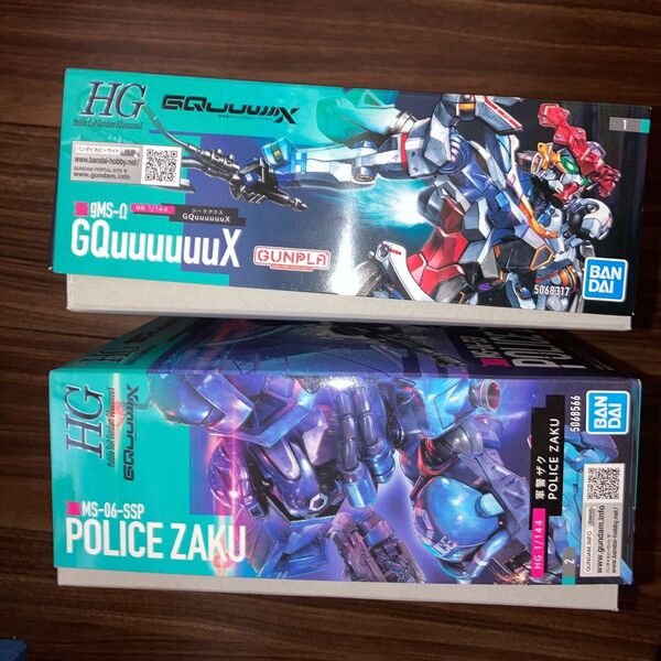 HG GUNDAM GQuuuuuuX POLICE ZAKU 未開封 ジークアクス 軍警ザク 2点セット