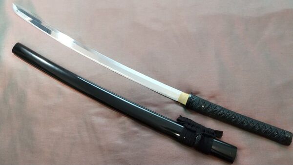 【軽量アルミ刀身】模造刀 小太刀 鍔 模擬刀 sword 舞踊刀 日本刀 刀剣 武具 姫鶴一文字 コスプレ