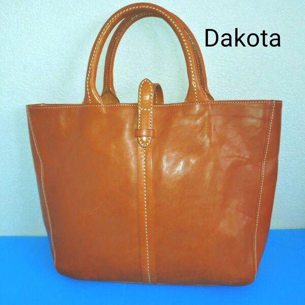 Dakota レザートートバック ブラウン