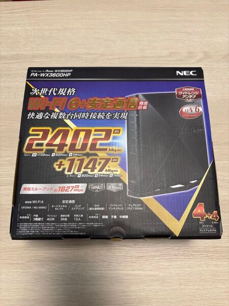 NEC WiFiルーター PA-WX3600HP