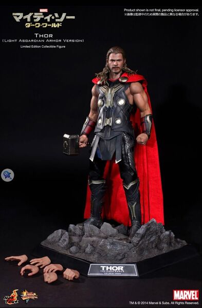 ホットトイズ【ムービー・マスターピース】マイティ・ソー/ダーク・ワールド』1/6スケールフィギュア ソー(ライト・アーマー版)