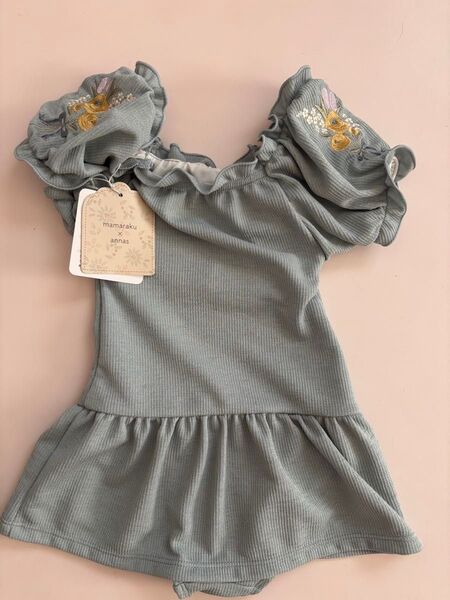 新品 キッズ 女の子 110 ワンピース水着
