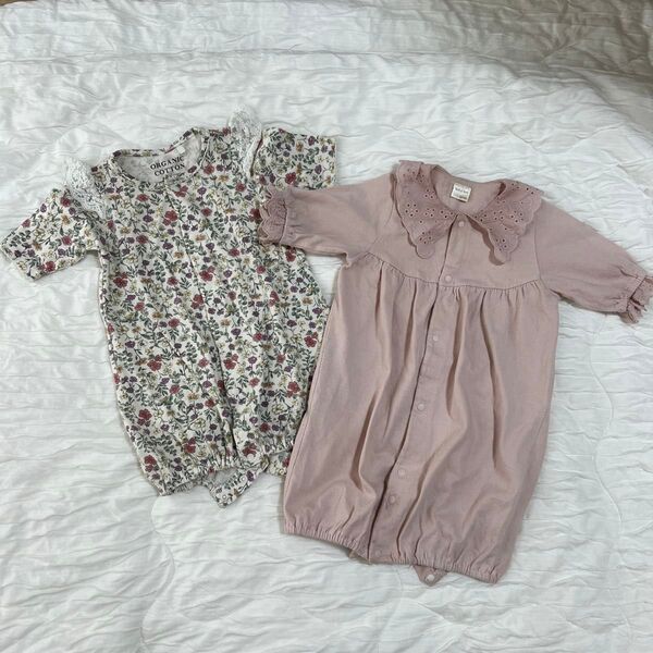 ベビー服 ツーウェイオール 2枚セット 女の子 バースデイ テータテート