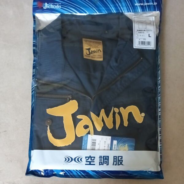 Jawin 54010 空調服半袖ブルゾン Lサイズ ポリエステル65% 綿35%空調服半袖ブルゾン