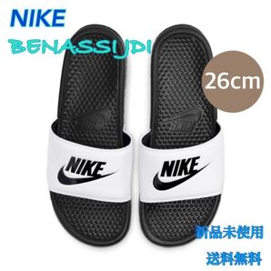 NIKE ナイキ ベナッシ JDI サンダル 26センチ 新品 タグ付き 白黒